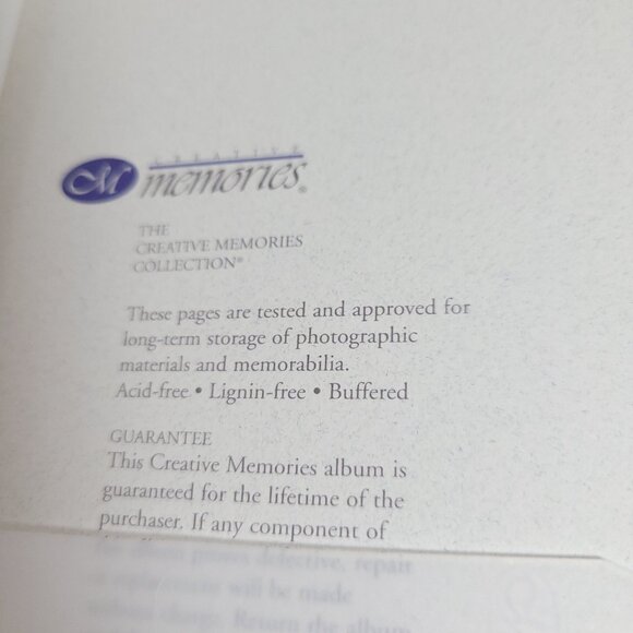 Creative Memories Original 12x12 Red Album w/15 wh pages and Gold foil/trim - Picture 6 of 15